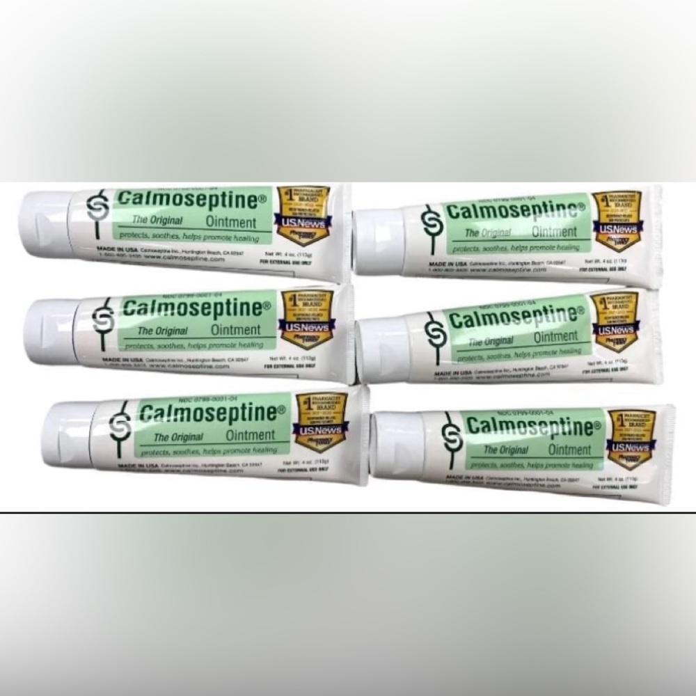 6 tubes Calmoseptine Baby Diaper Rash Ointment barrier skin protector 4oz
